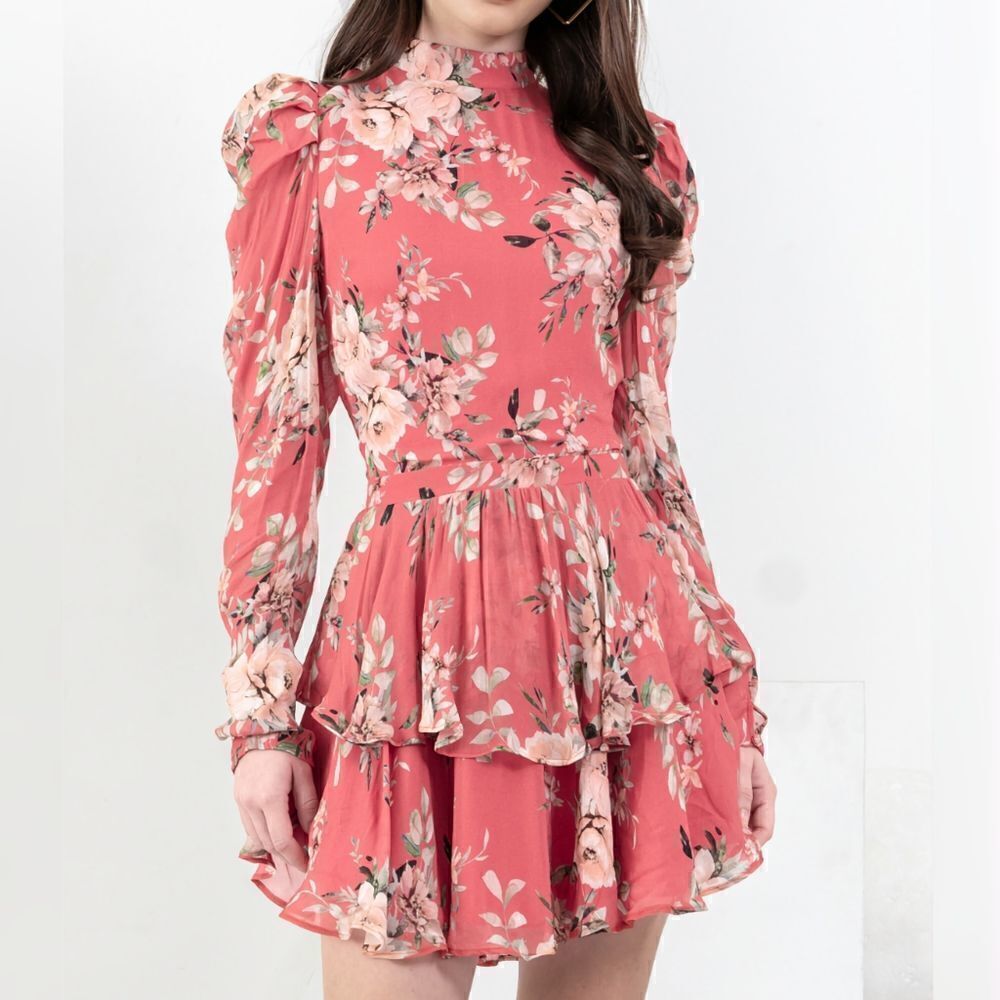 NWOT Yumi Kim - XS Petra Dress in Sweet‎ Blossom Brick Mini